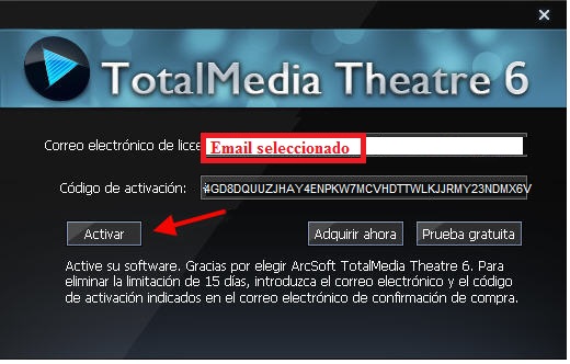 arcsoft totalmedia 3.5 license key